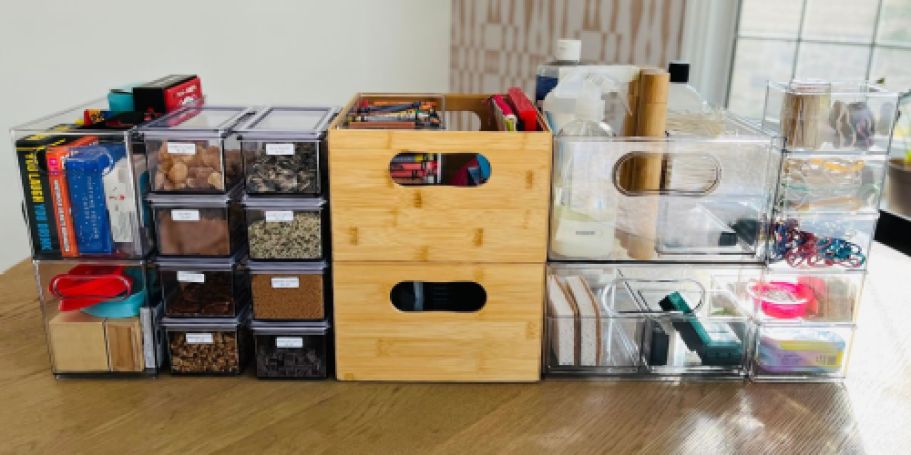 *HOT* Up to 65% Off The Home Edit Storage Systems (Bins, Canisters, Risers, & More!)