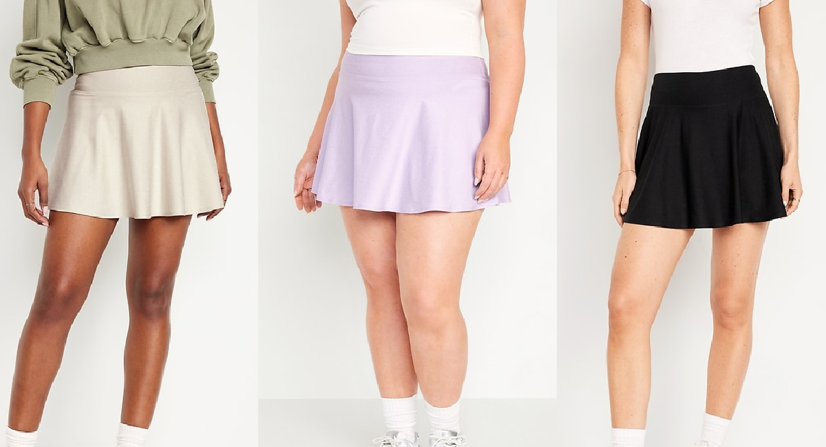 Old Navy High-Waisted Skorts w/ Hidden Pocket Only $11.99 (Reg. $30) | Includes Plus Sizes