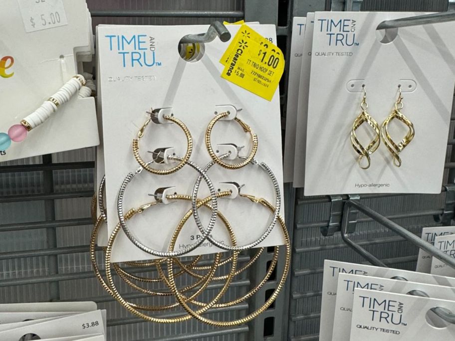 time and tru jewelry on display in store