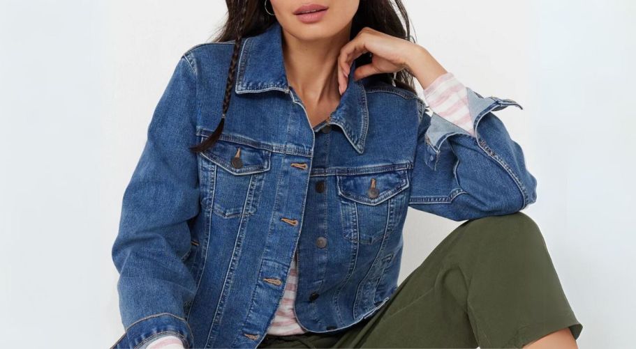Women’s Denim Jacket Only $22.98 on Walmart.com