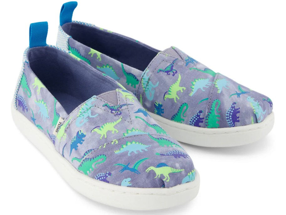 blue dinosaur toms shoes 