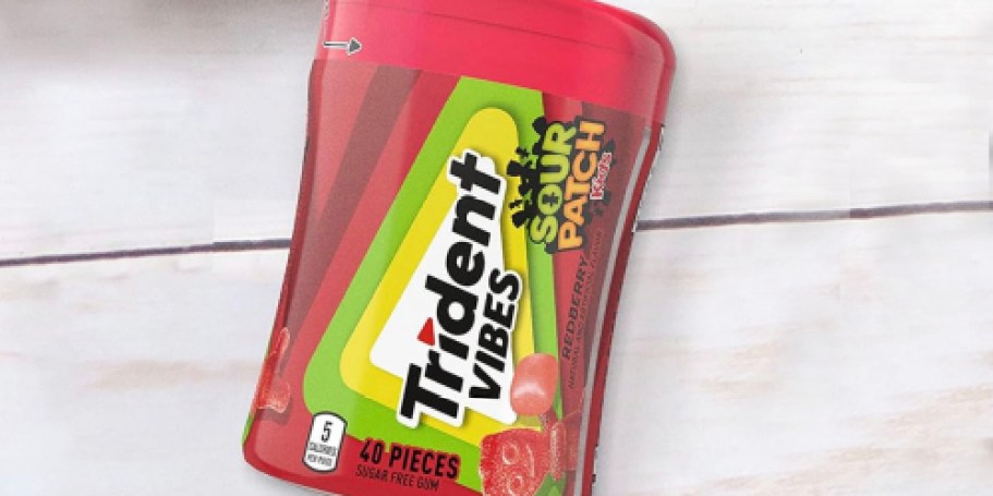 Trident Vibes Sour Patch Kids Gum 4-Pack Only $8.46 Shipped on Amazon