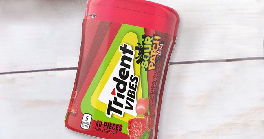 trident vibes sour patch kids gum pack 
