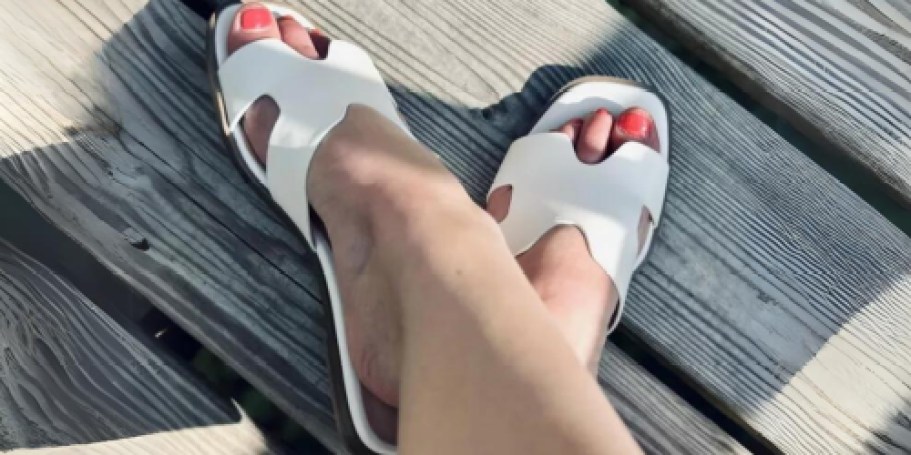 Target Women’s Slide Sandals Only $20 ($740 LESS Than the Designer Brand)