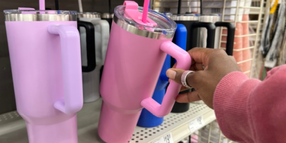 Grab These Michaels 40oz Tumblers in New Colors for ONLY $9.99 (That’s $35 LESS Than Stanley)