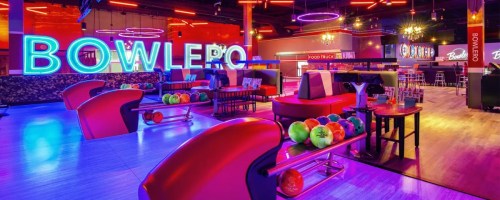 a Bowlero bowling alley