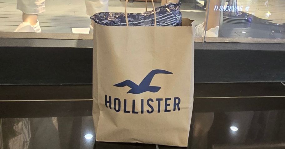 A Hollister Shopping Bag