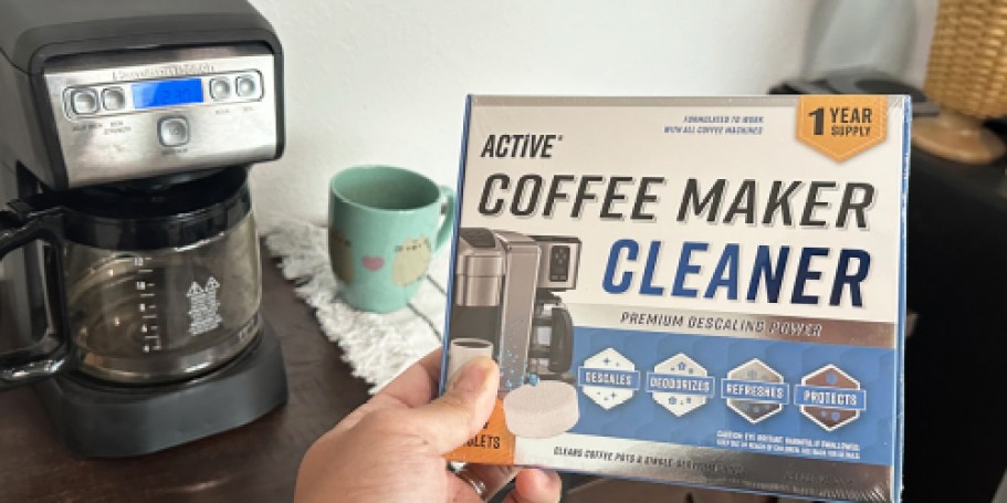 Active Coffee Maker Cleaner 1-Year Supply Just $10.96 Shipped on Amazon (Works on All Machines)