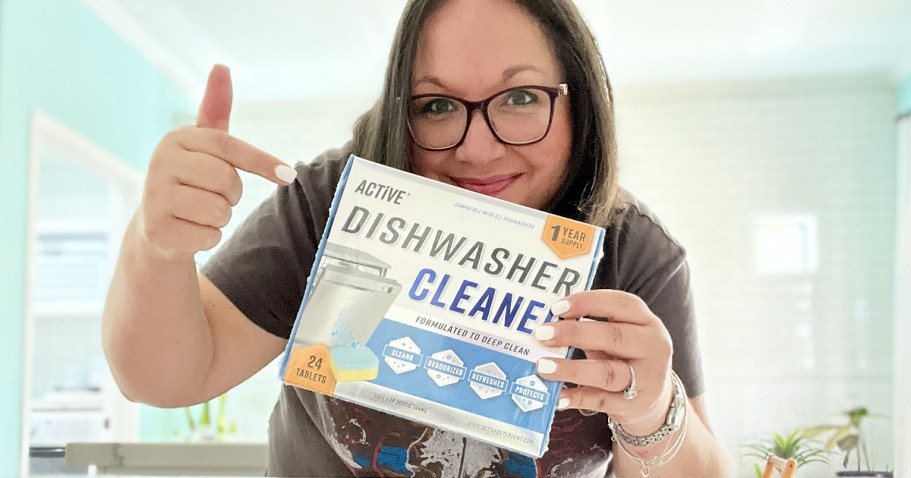 Active Dishwasher Cleaner Tablets 1-Year Supply Only $11.48 Shipped on Amazon (Thousands of 5-Star Reviews!)