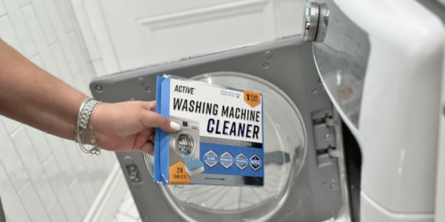 Active Washing Machine Cleaner 1-Year Supply JUST $13 on Amazon
