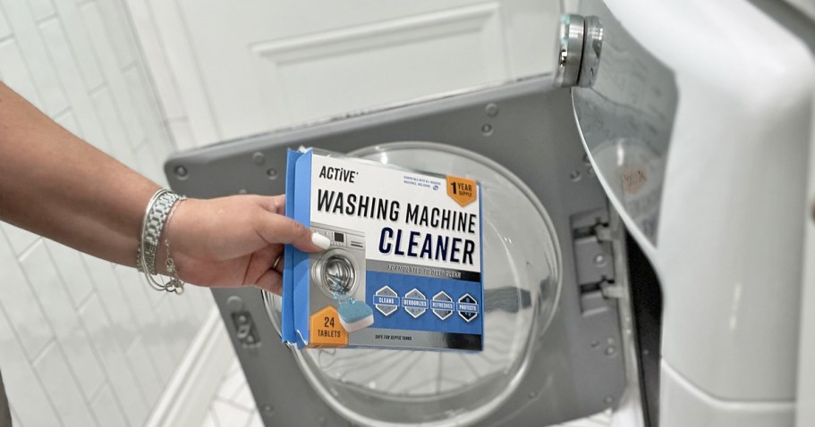 Active Washing Machine Cleaner 1-Year Supply JUST $13 on Amazon