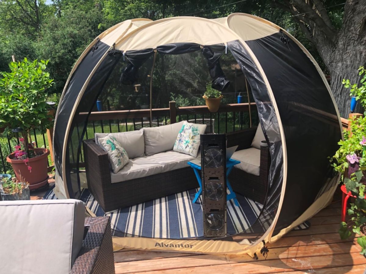 HUGE Screened Canopy $127 Shipped + Earn $20 Kohl’s Cash | Perfect for Summer Lounging!