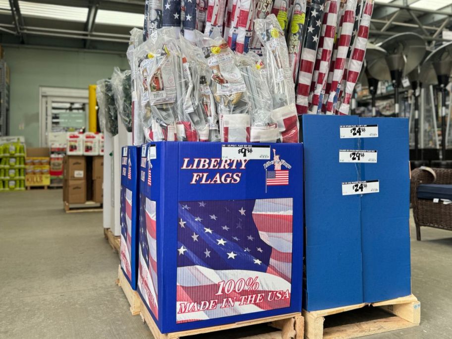 American Flag kits at Home depot
