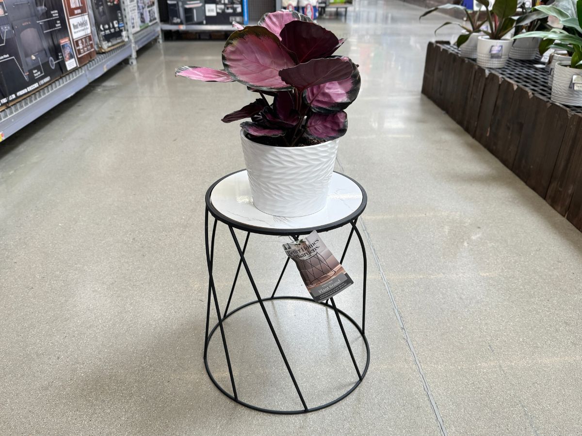 Better Homes & Gardens Faux Marble Top Plant Stand $9.94 on Walmart.com (Regularly $17)