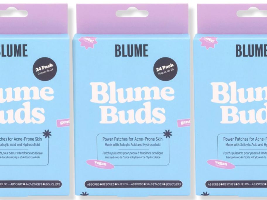 3 Blume Buds Power Patches for Acne Prone Skin 24-Pack