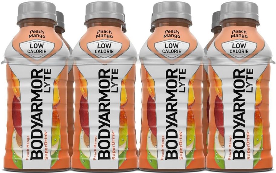 BodyArmor Lyte Sports Drink 12oz Bottle 8-Pack in Peach Mango