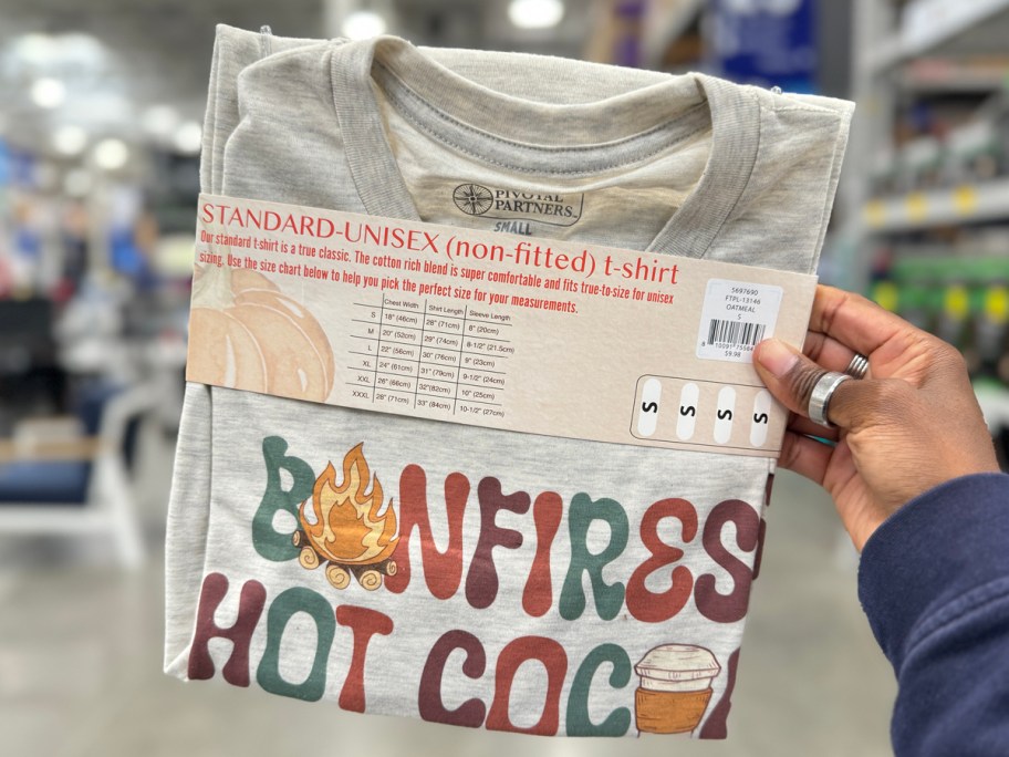 Bonfires Hot Cocoa Graphic T-Shirt