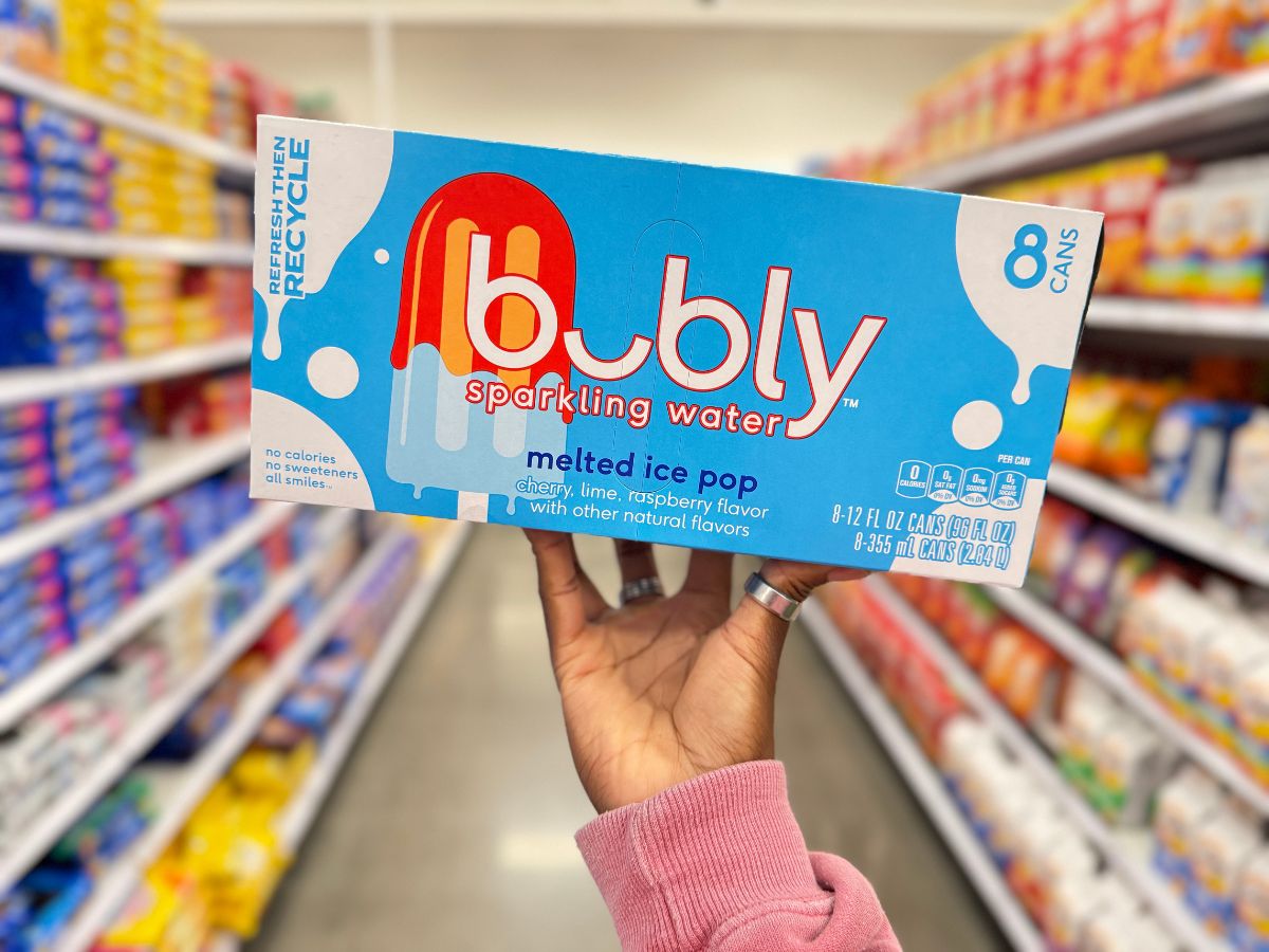 Bubly Sparkling Water 8-Pack Only $3.50 at Target (Includes NEW Melted Ice Pop Flavor)