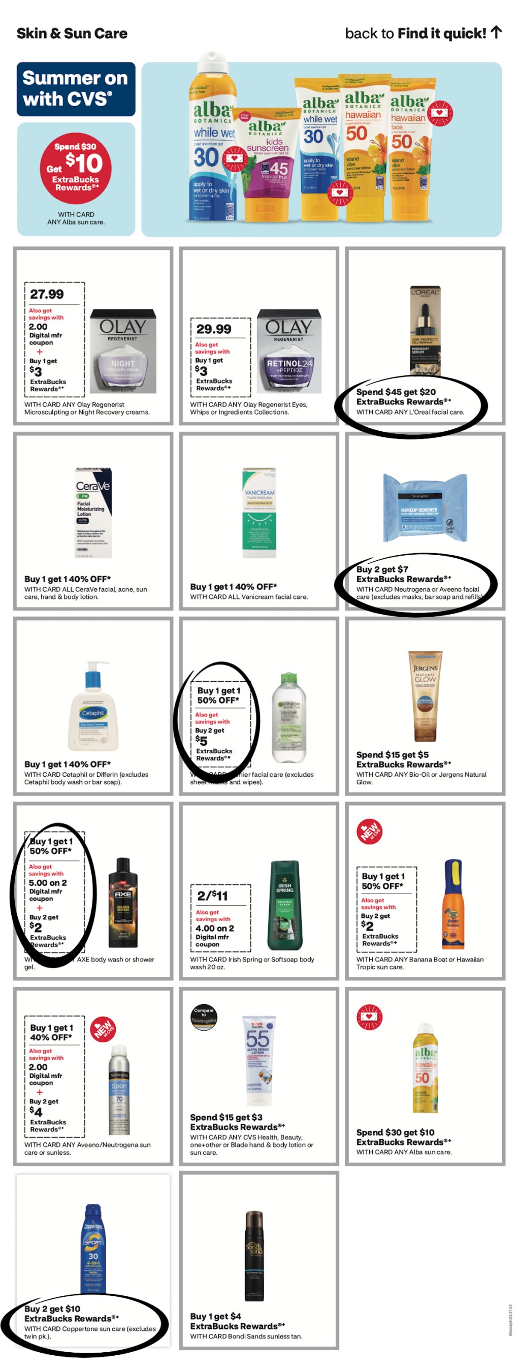 page from CVS ad