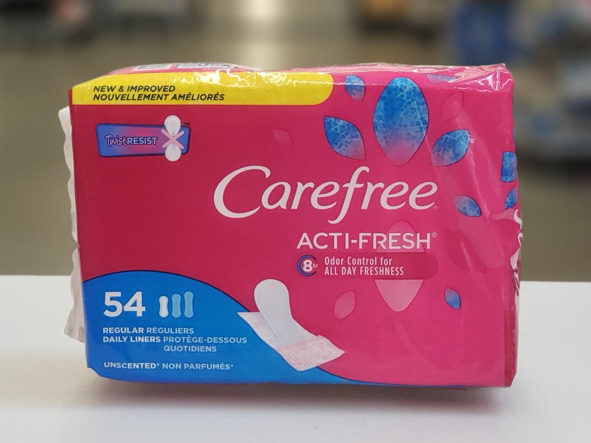 Carefree Panty Liners 54-Count Only $2.68 Shipped on Amazon