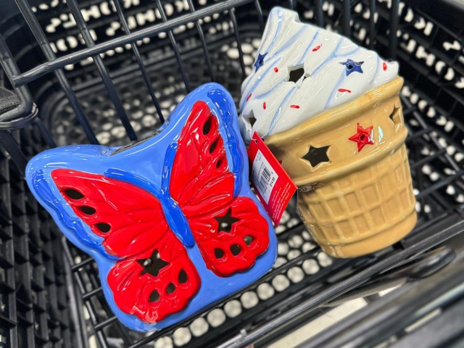 Celebrate Together Solar LED Butterfly and Ice Cream Lantern in a Kohl's Shopping Cart