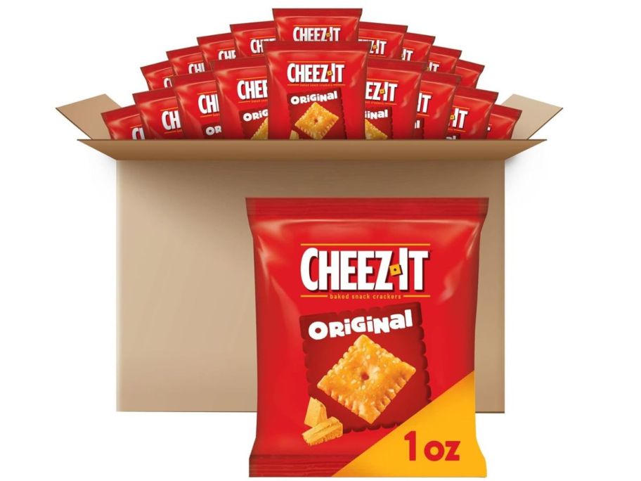 Cheez-It Baked Cheese Crackers Original 1oz 40-Count stock image