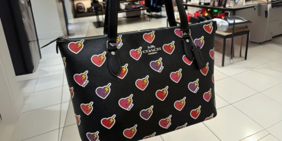 Score 70% Off Coach x Heart Bolt Collection | Tote Bag Only $113 Shipped (Reg. $378)