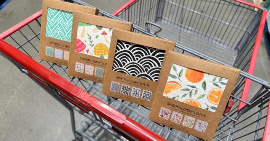 Grab Swedish Dishcloth 12-Packs for Just $8.99 at Costco!