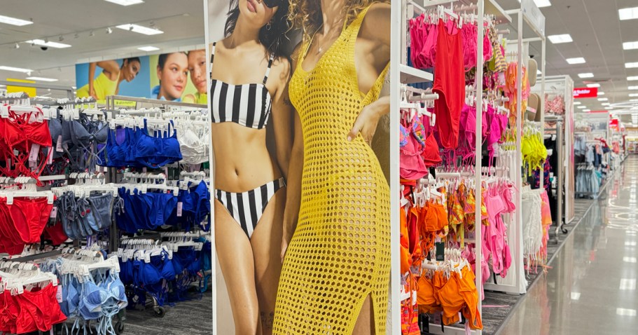 Target Has CUTE Swim Cover Ups in a Variety of Styles!
