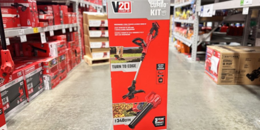 Craftsman Cordless String Trimmer AND Leaf Blower Just $99 Shipped on Lowes.com (Reg. $170)