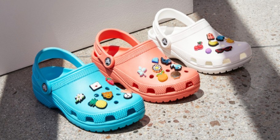 Up to 60% Off Crocs Clogs & Sandals + Jibbitz Charms from 85¢
