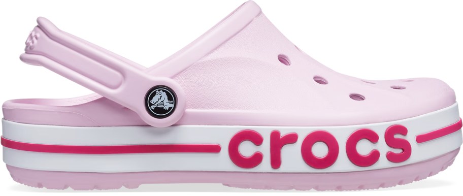light pink crocs clog