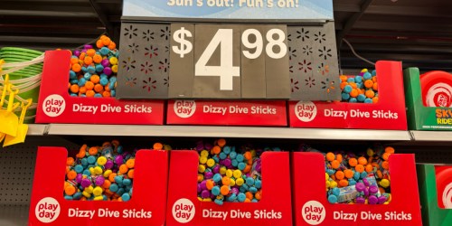 Play Day Dizzy Dive Sticks 8-Pack Set ONLY $4.98 at Walmart.com (Best Selling Summer Item)