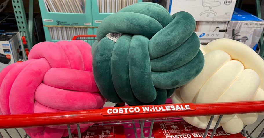 Knot Throw Pillows Only $7.99 at Costco (They’re Knot Your Average Pillows!)