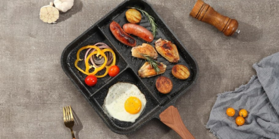 This Nonstick Divided Pan is Going Viral – Get Yours for $23.99 on Amazon!