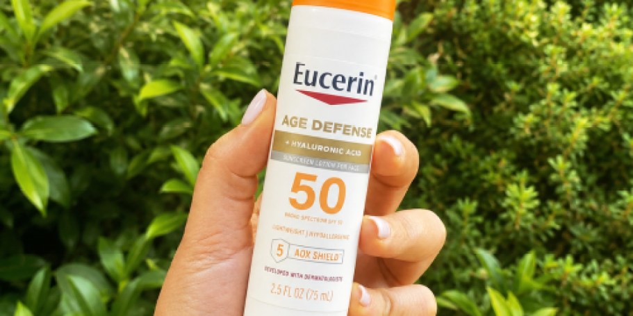 Eucerin Face Sunscreen Only $5.72 Shipped on Amazon (Regularly $16)