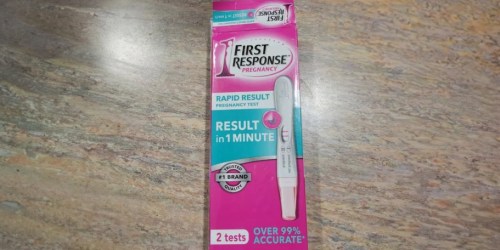 First Response Rapid Result Pregnancy Test 2-Pack Only $2.59 Shipped on Amazon (Reg. $10)