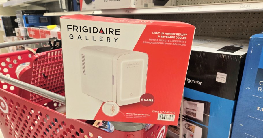 Frigidaire Lighted Mirror Mini Fridge Only $24.99 on Target.com (Reg. $60)