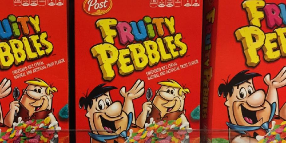 Post Fruity Pebbles Cereal Box ONLY $1.84 Shipped on Amazon