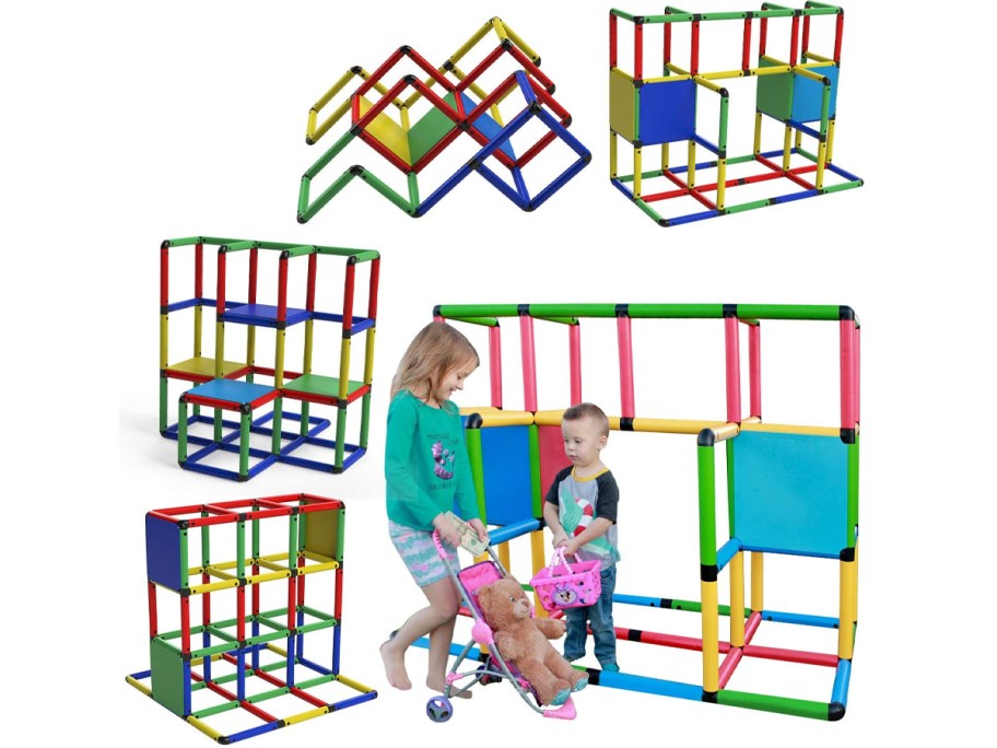 Funphix Kids PVC Construction Playhouse Set