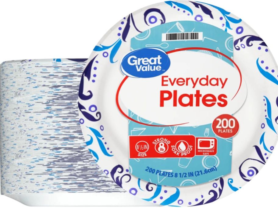 Great Value Disposable Dinner Plates 200