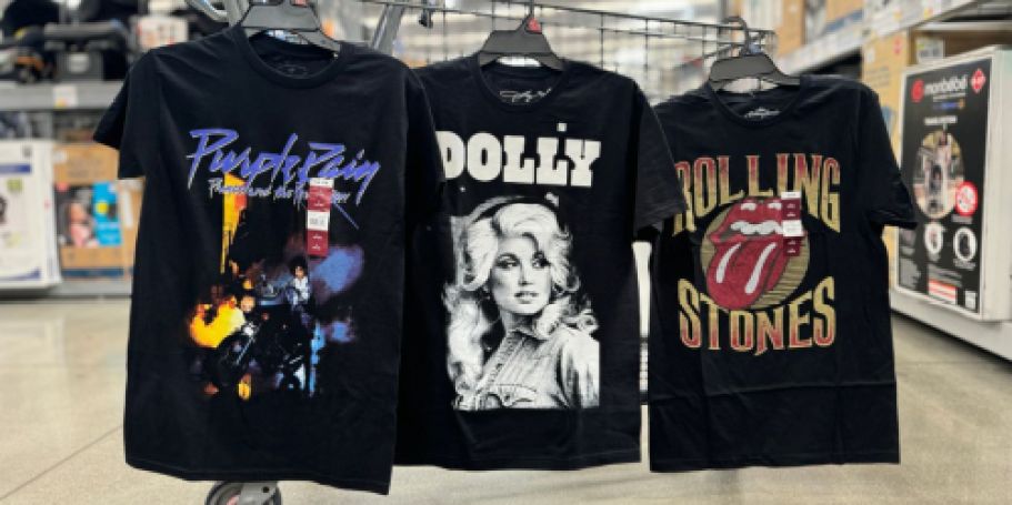 Walmart Graphic Tees UNDER $9 | Dolly Parton, Bluey, Prince, Barbie & More!