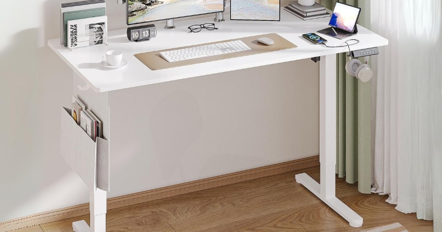 Up to 60% Off Office Depot Desks + Free Shipping | Electric Standing Desk Just $126.94 Shipped