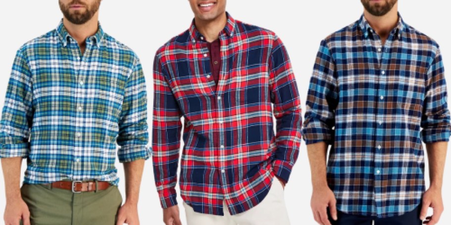 Men’s Flannel Shirts Just $9.86 on Macys.com (Reg. $40)