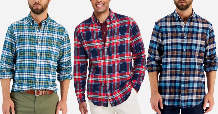 Men’s Flannel Shirts Just $9.86 on Macys.com (Reg. $40)