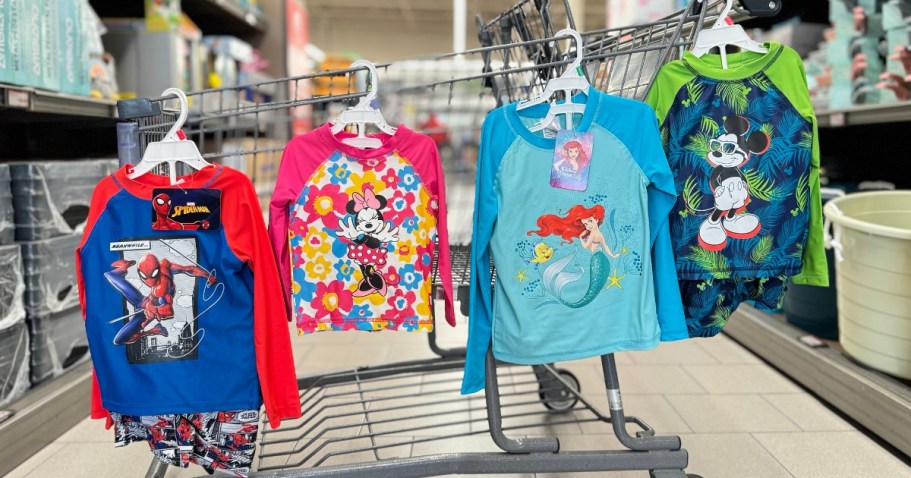 New ALDI Weekly Finds | Disney Kid’s Swim Sets Just $12.99, Water Shoes $6.99 + More!