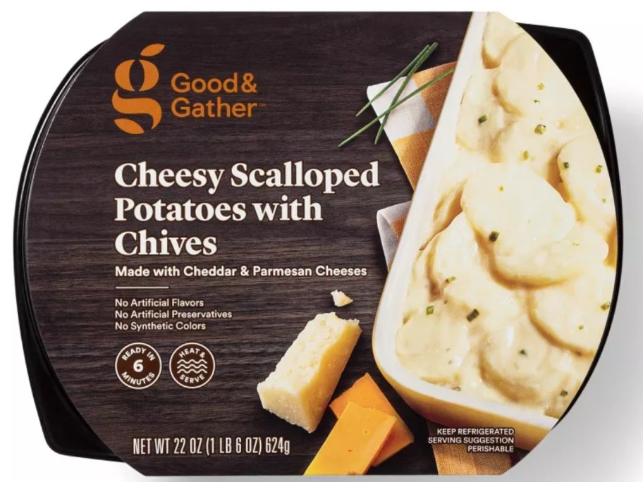 package of Good & Gather Cheesy Scalloped Potatoes