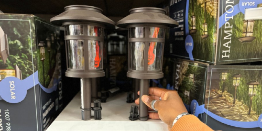Outdoor LED Solar Lights 8-Count Just $28.74 Shipped on HomeDepot.com