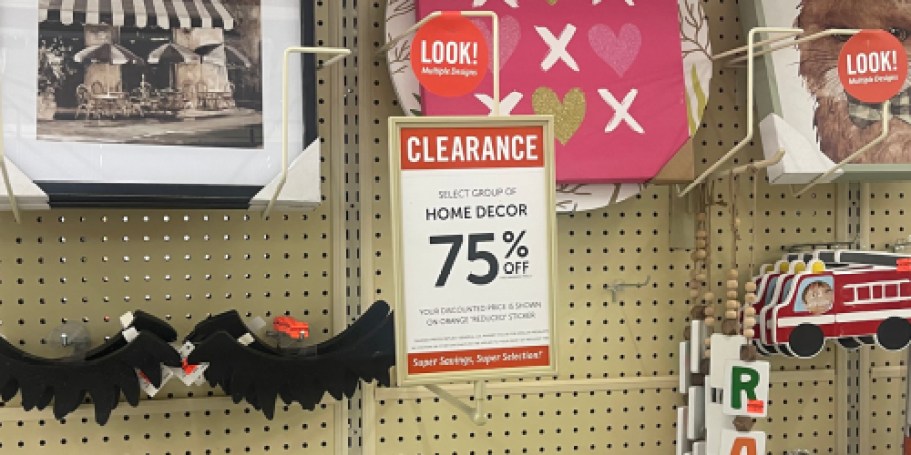 75% Off Hobby Lobby Home Decor Clearance | Wall Art, Glassware, Lighting & More