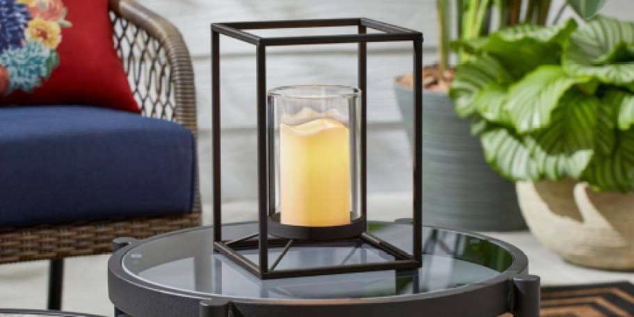 Cute Patio Lantern Only $8 Shipped on HomeDepot.com (Easily Holds a Pillar Candle)